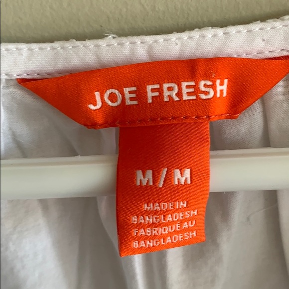 Never Worn White Cotton Tunic with Eyelet Design - Picture 5 of 6